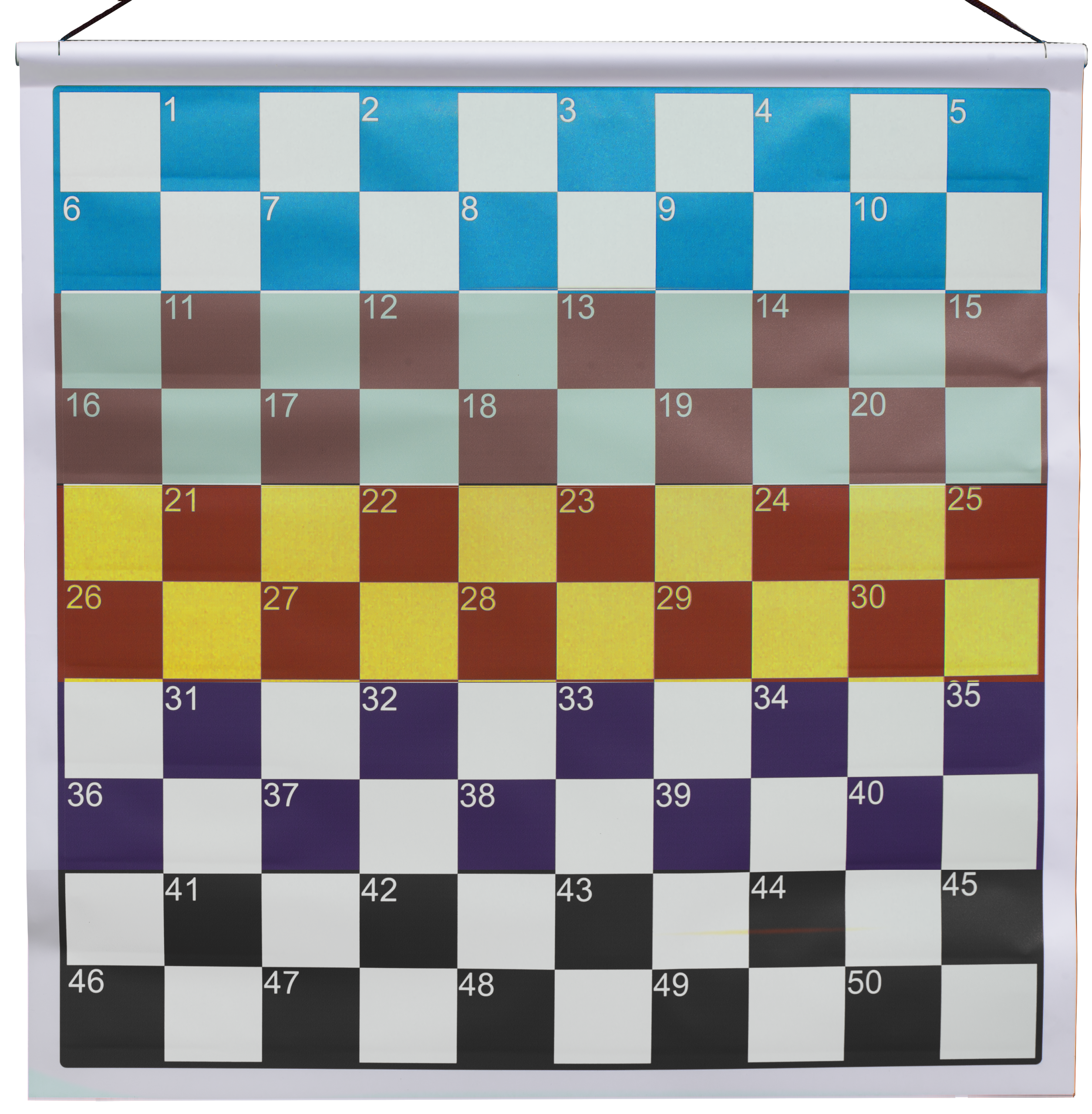 Kolorowa warcabnica 100-polowa