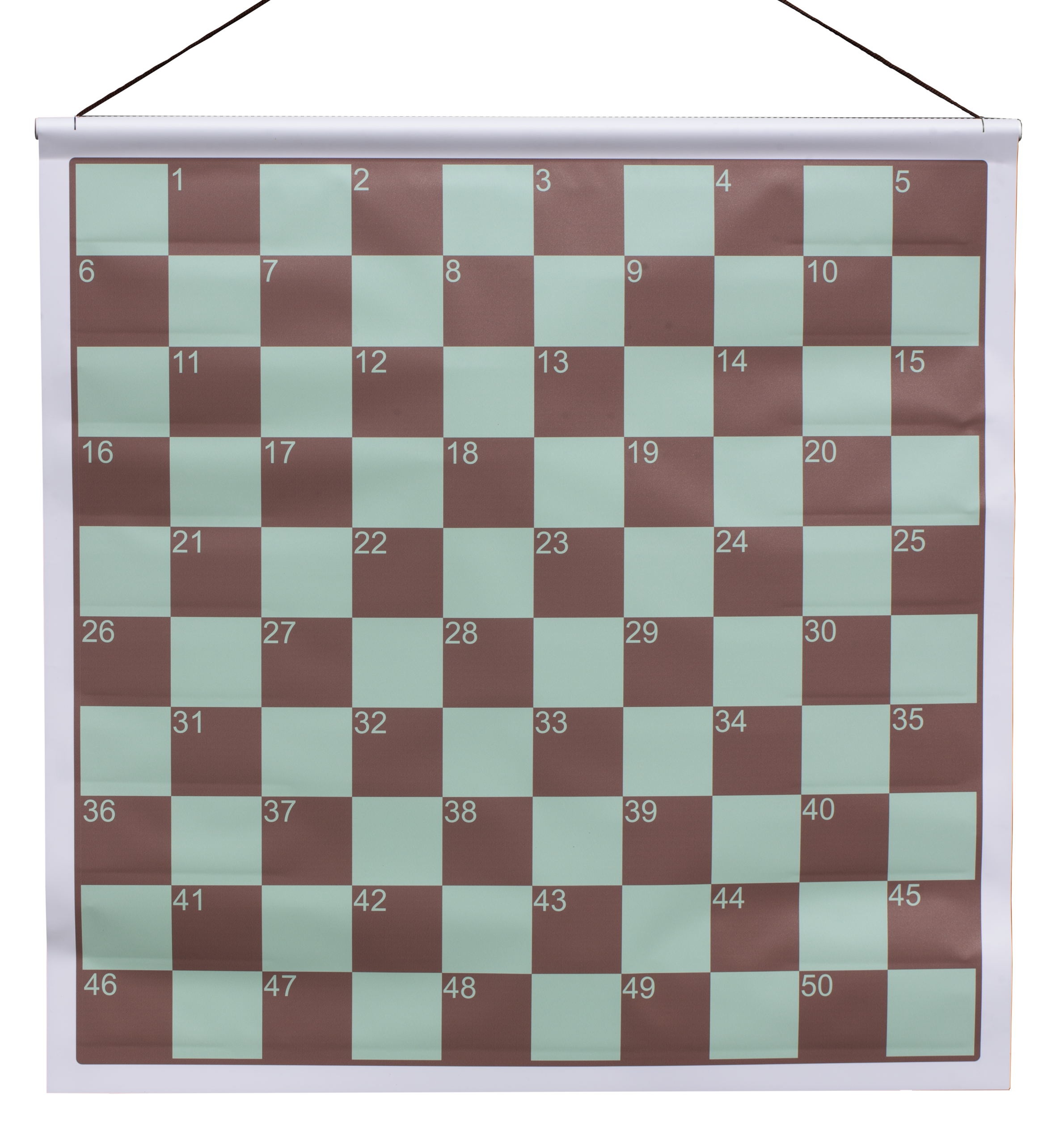 Zielono-brązowa warcabnica